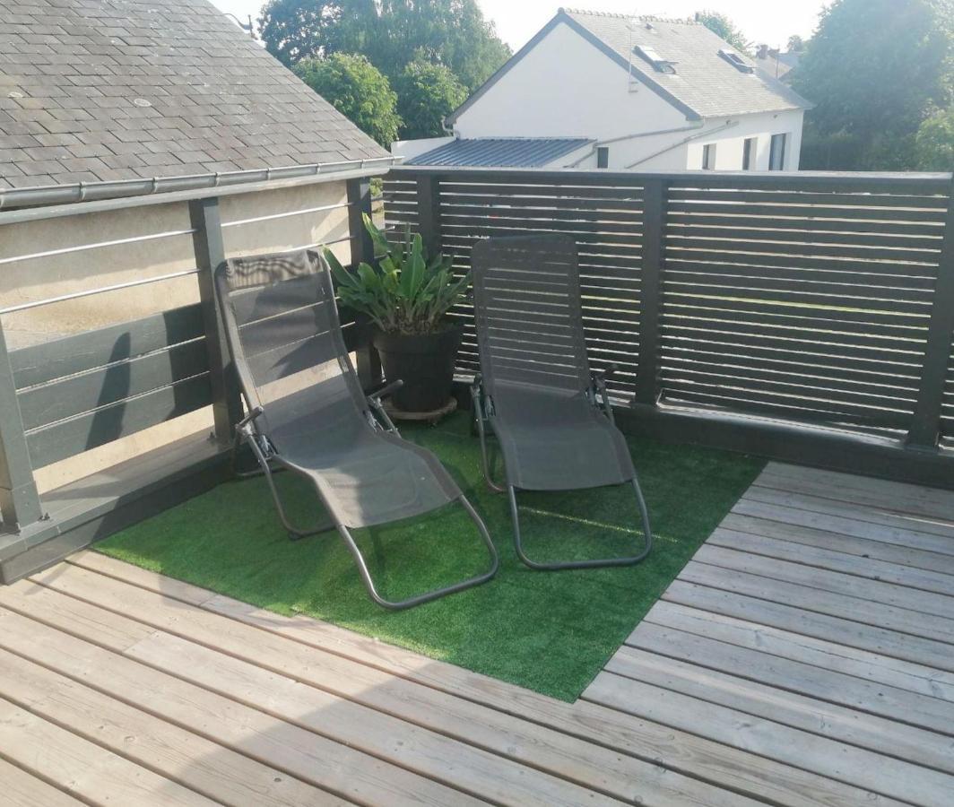 Gite La Terrasse Du 37 Breteil المظهر الخارجي الصورة